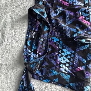 CVG Geometric Galaxy Leggings L full length